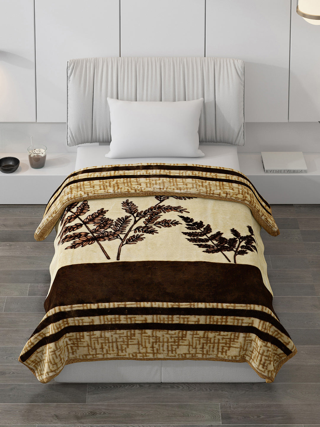 Printed Single Bed Blanket for Mild Winter -2 Ply