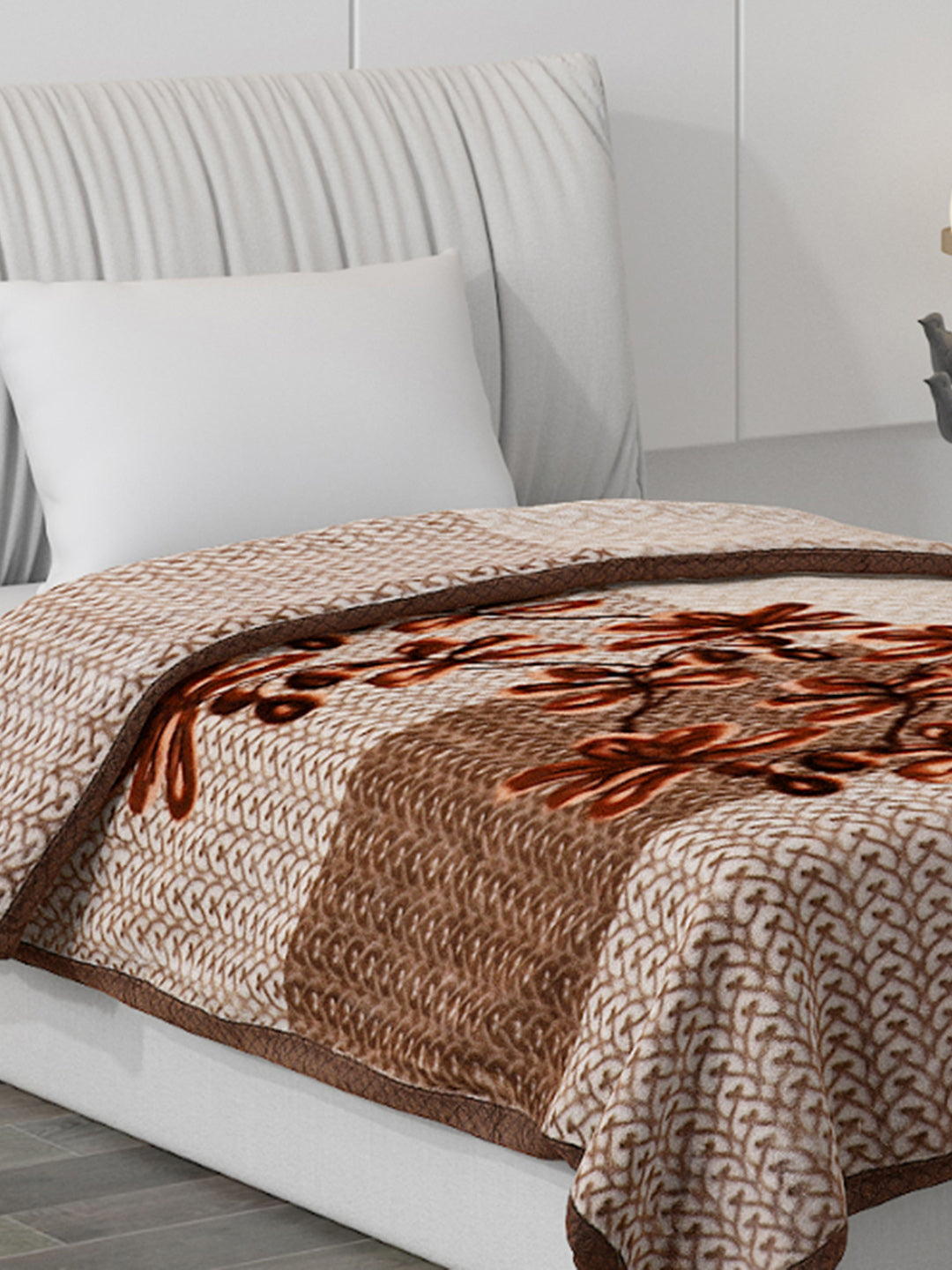 Printed Single Bed Blanket for Mild Winter -2 Ply