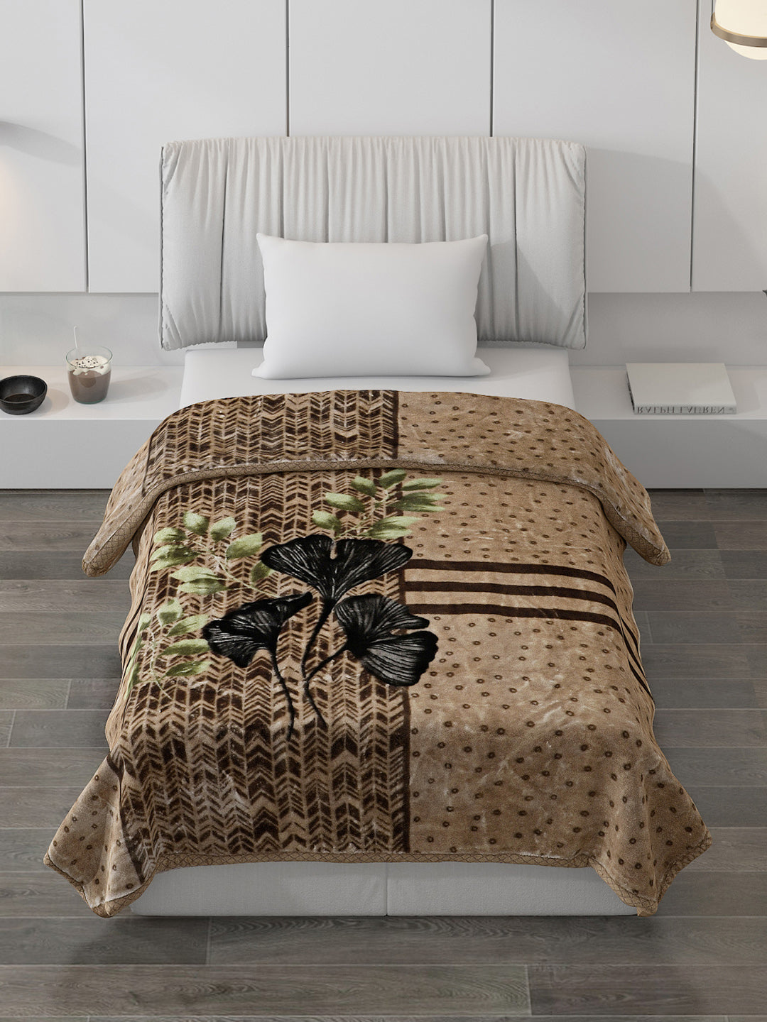 Printed Single Bed Blanket for Mild Winter -2 Ply