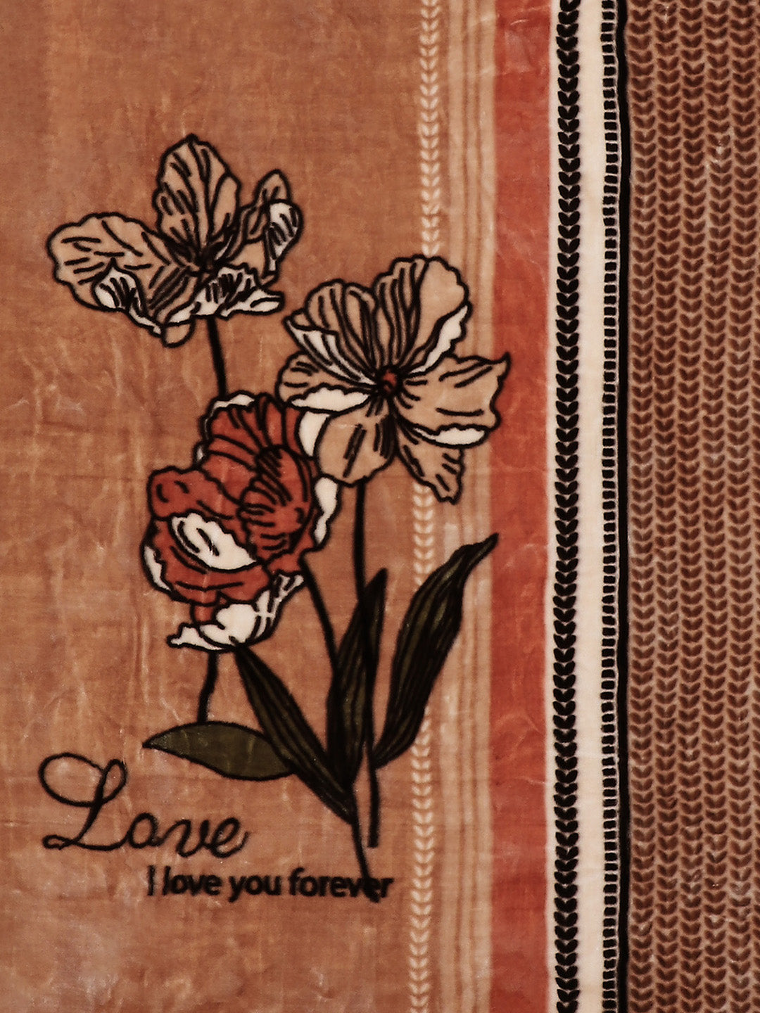Printed Single Bed Blanket for Mild Winter -2 Ply