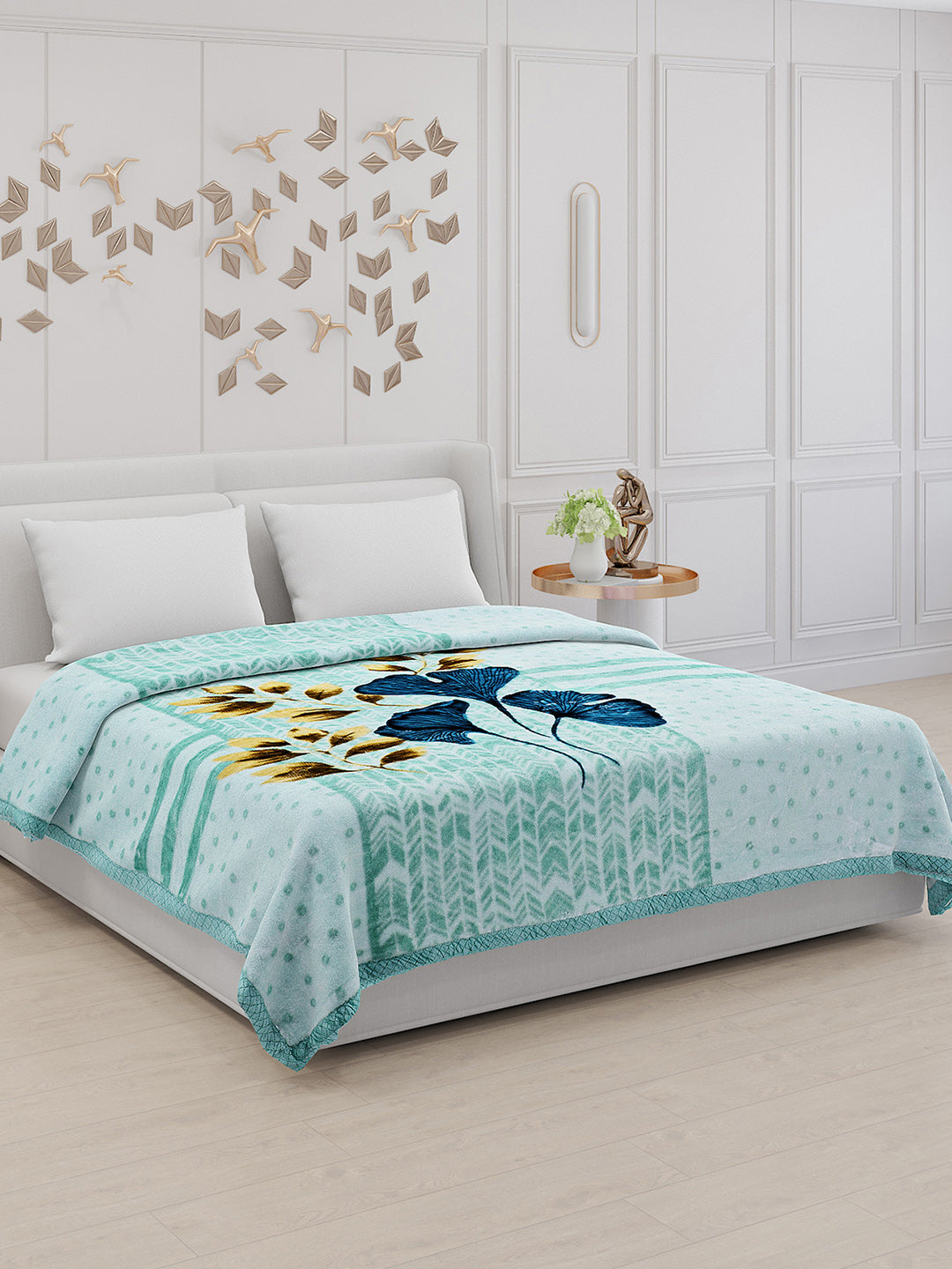 Myntra Floral Bed Throw Buy Printed Double Bed Blanket For Mild