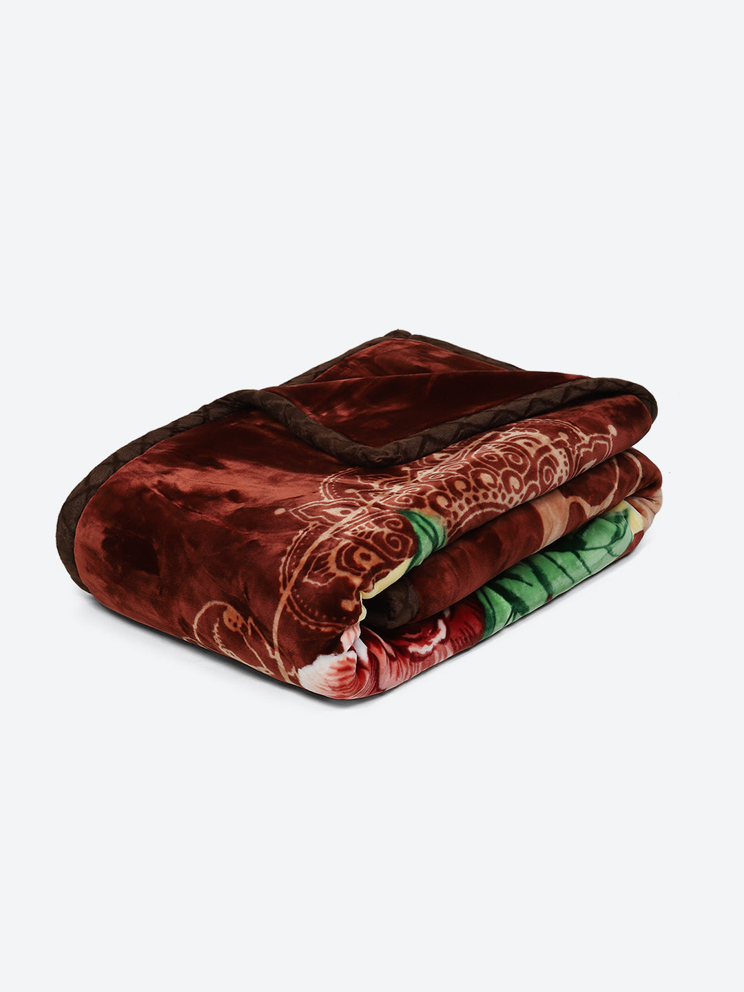 Printed Double Bed Blanket for Heavy Winter -2 Ply