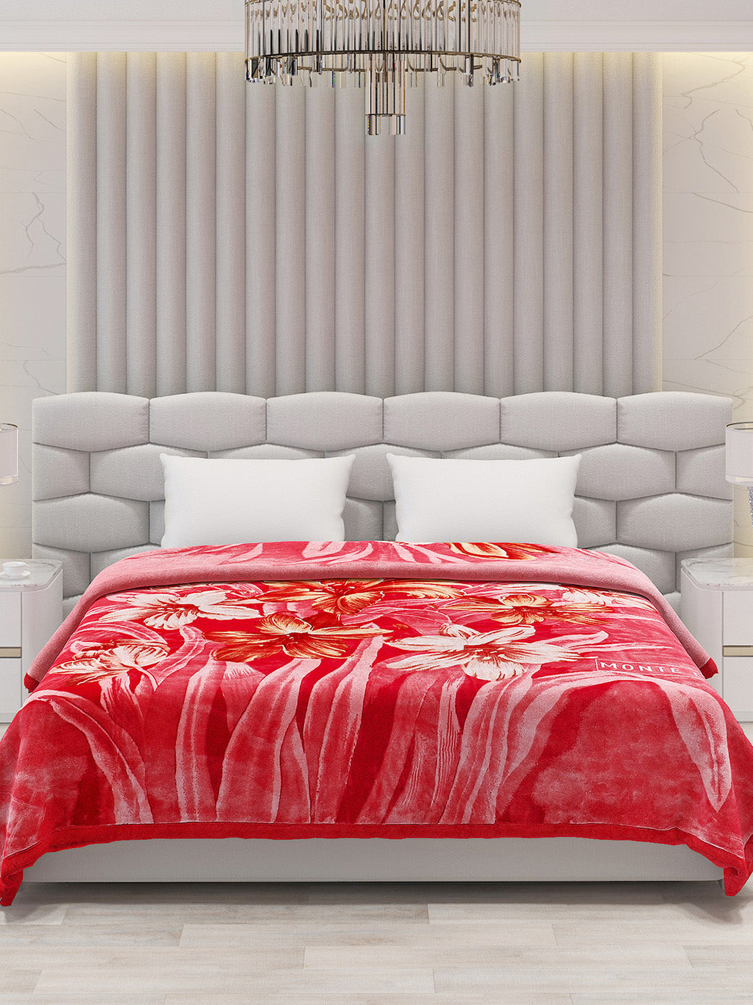 Printed Double Bed Blanket for Heavy Winter -2 Ply