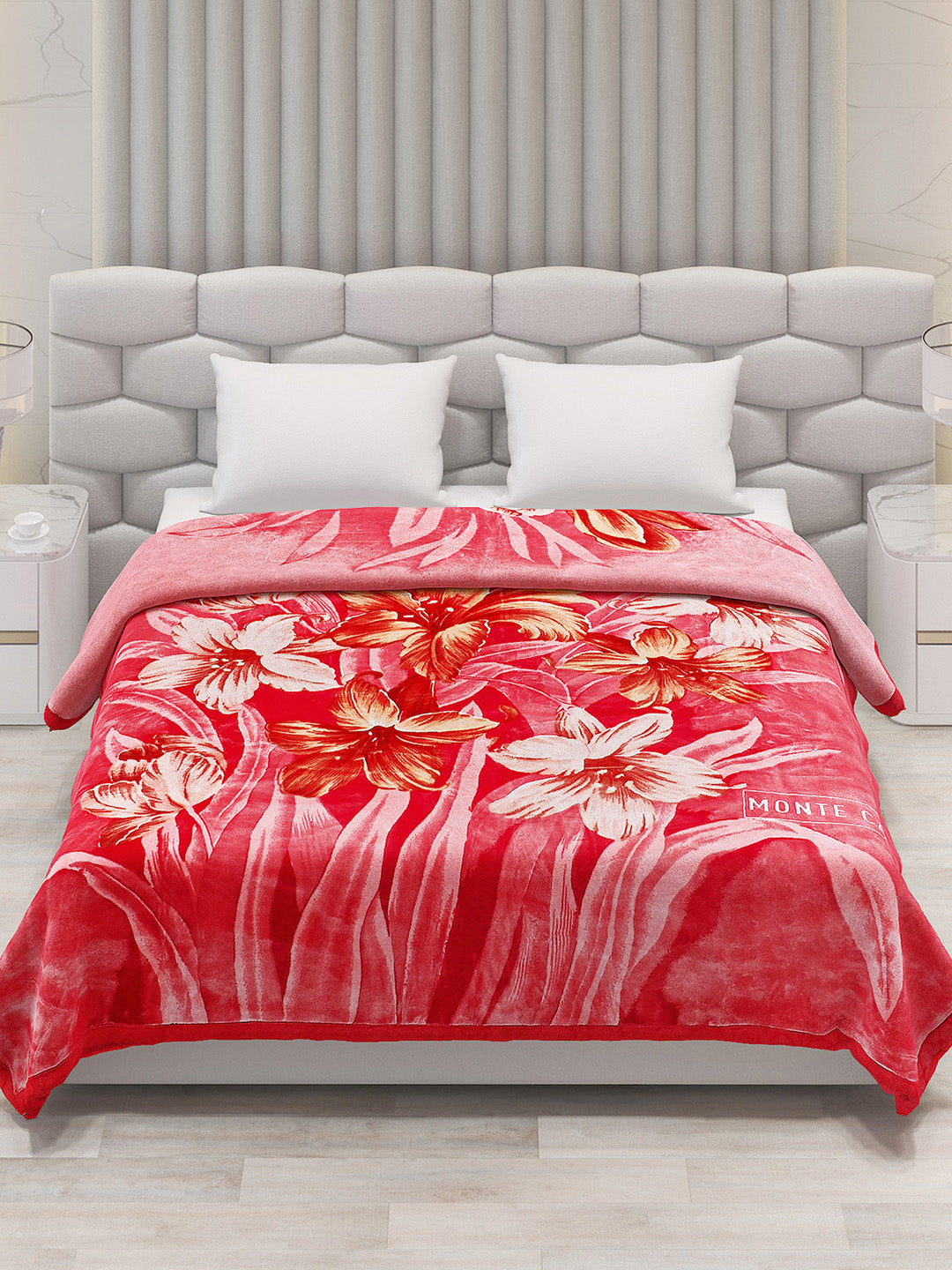 Printed Double Bed Blanket for Heavy Winter -2 Ply