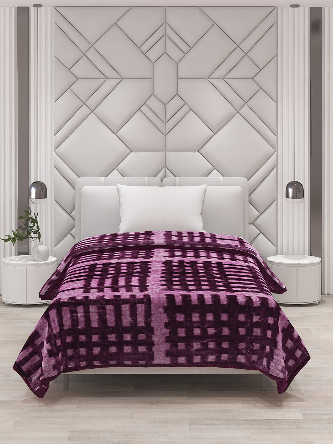 Printed Single Bed Blanket for Mild Winter -1 Ply