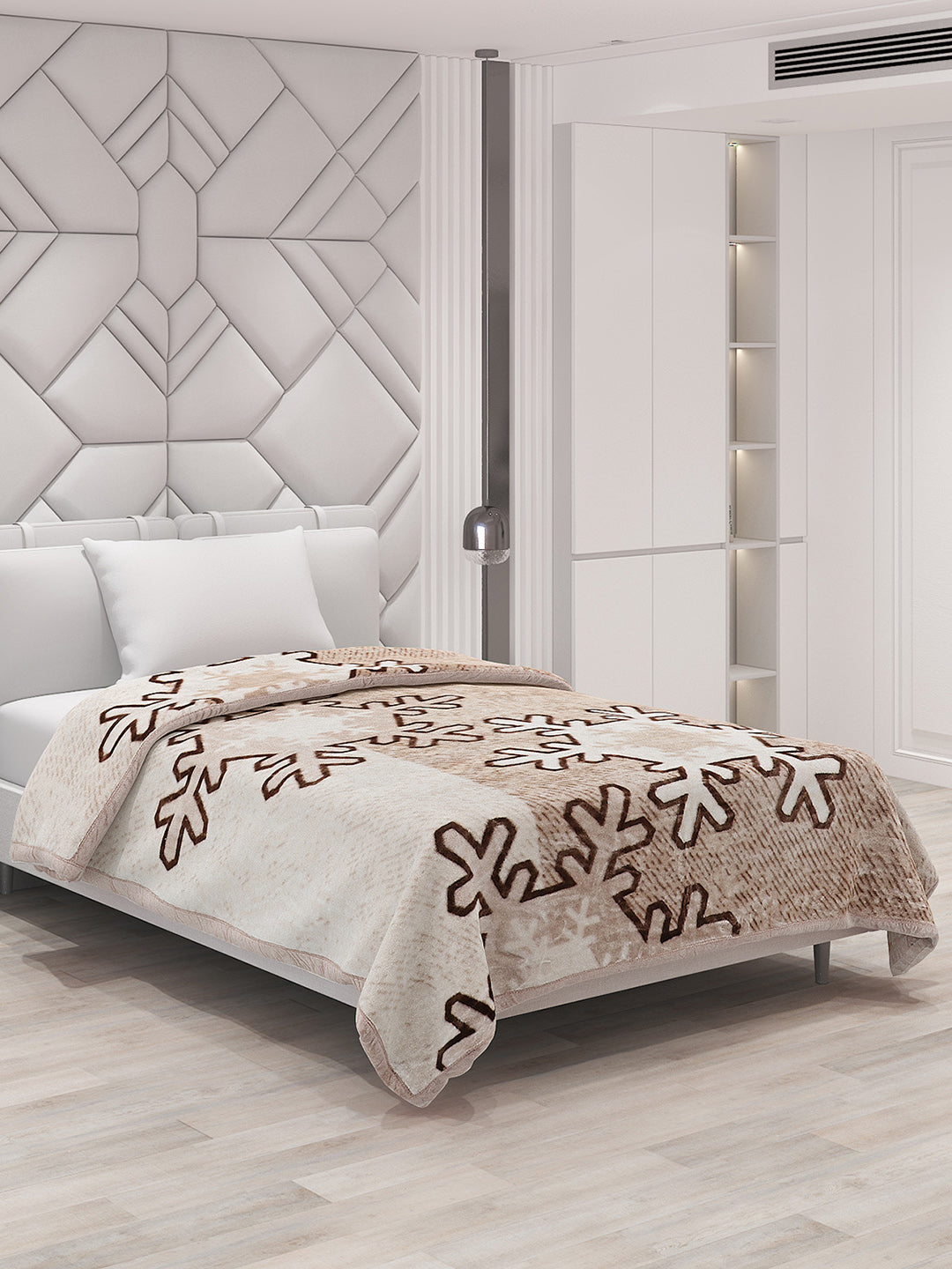 Printed Single Bed Blanket for Mild Winter -1 Ply