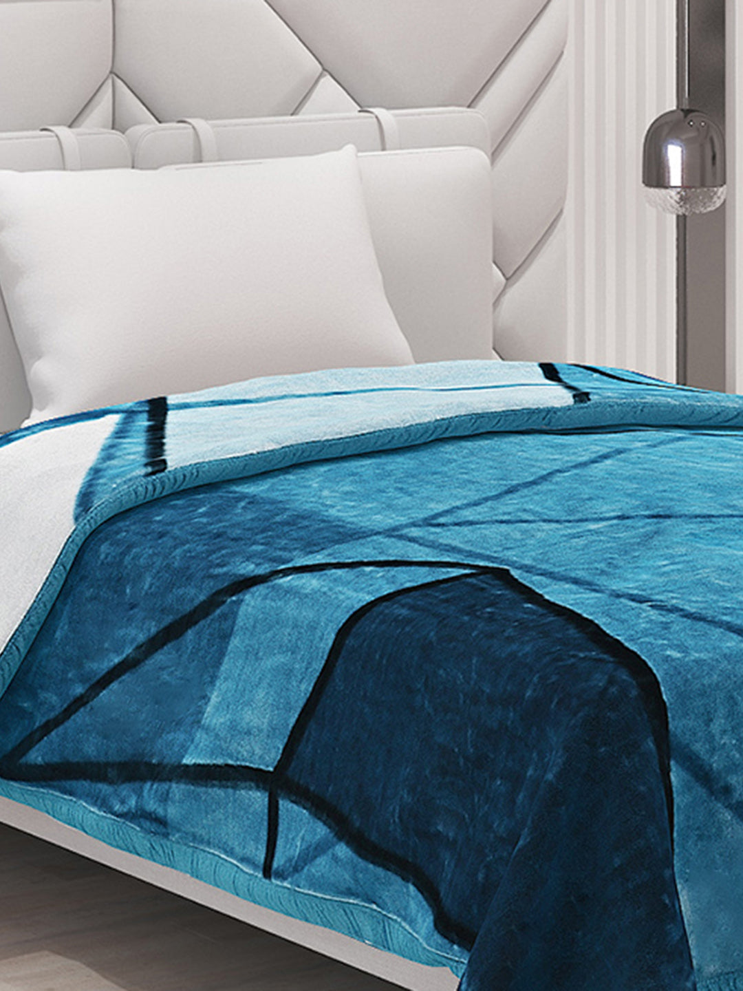 Printed Single Bed Blanket for Mild Winter -1 Ply