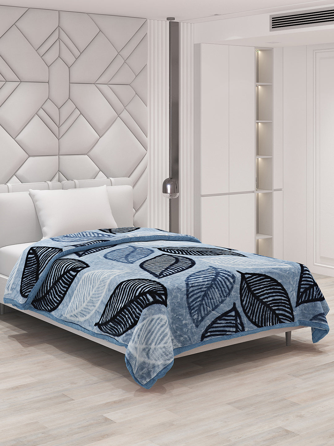 Printed Single Bed Blanket for Mild Winter -1 Ply