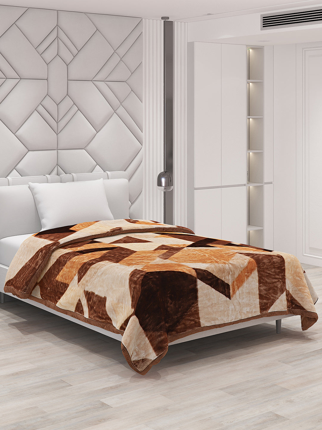 Printed Single Bed Blanket for Mild Winter -1 Ply