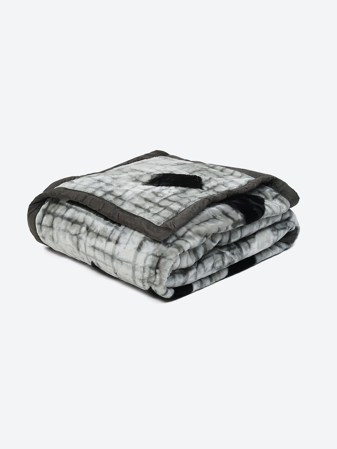 Printed Double Bed Blanket for Mild Winter -1 Ply