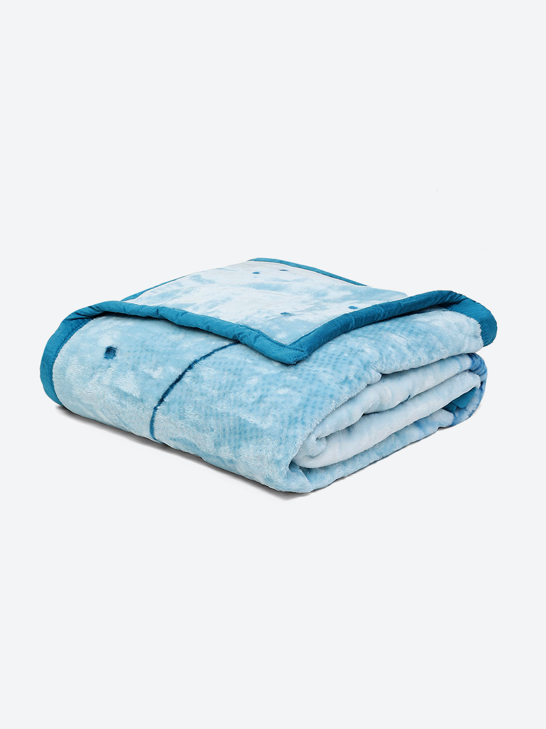 Printed Double Bed Blanket for Mild Winter -1 Ply