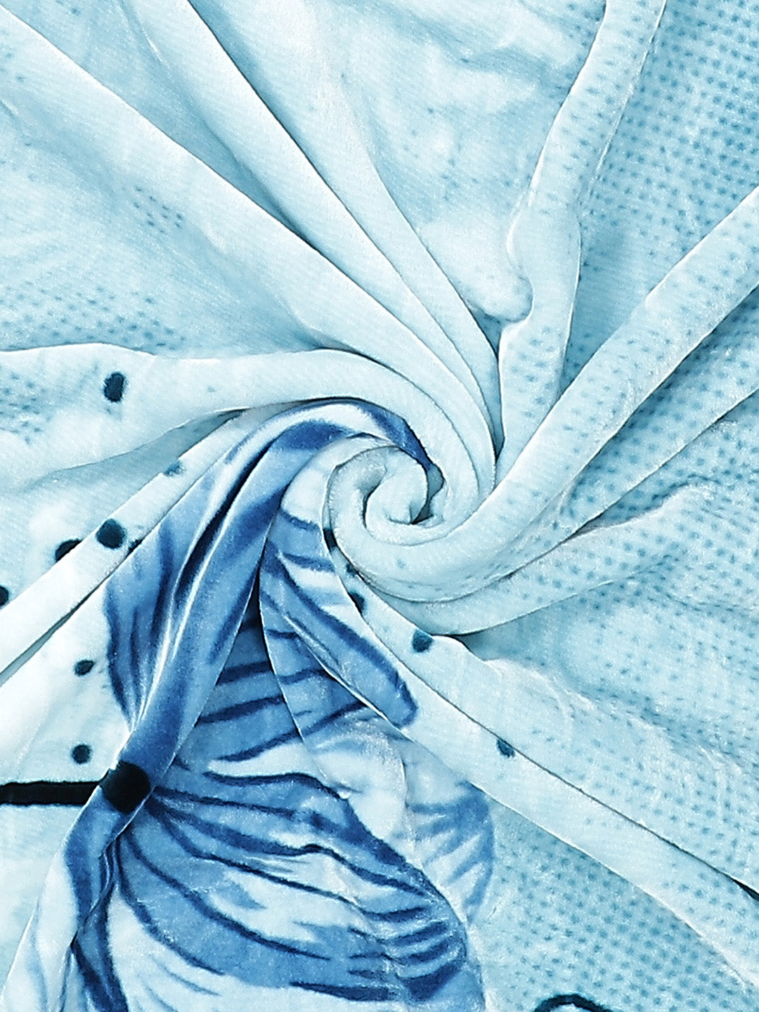 Printed Double Bed Blanket for Mild Winter -1 Ply