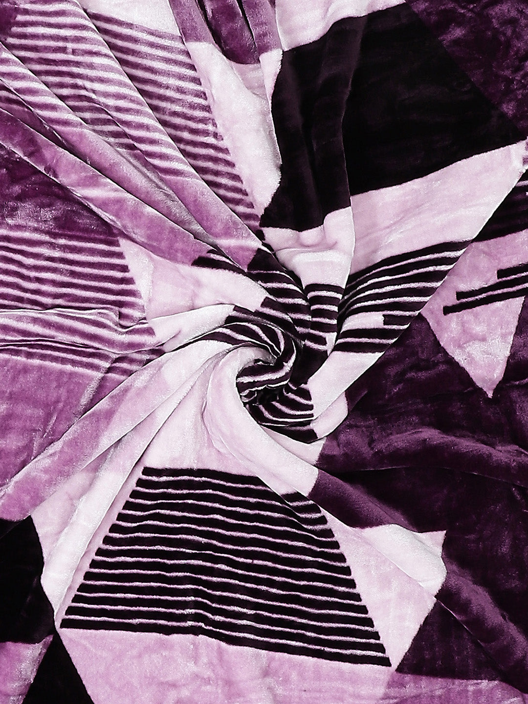 Printed Double Bed Blanket for Mild Winter -1 Ply