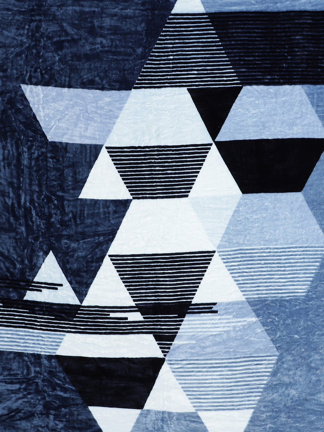 Printed Double Bed Blanket for Mild Winter -1 Ply