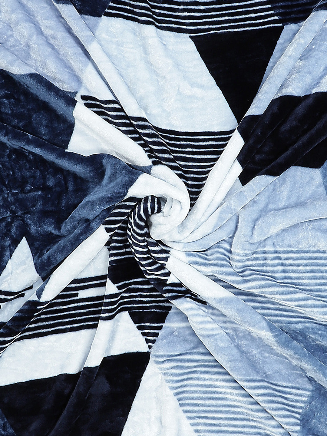 Printed Double Bed Blanket for Mild Winter -1 Ply