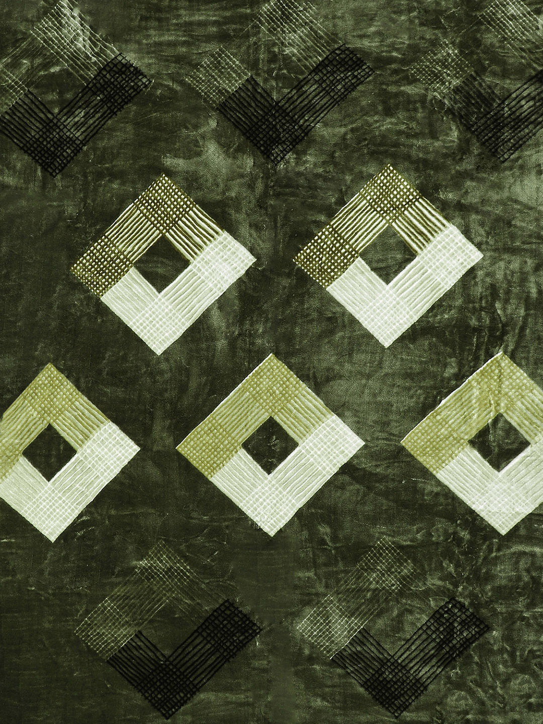 Printed Double Bed Blanket for Mild Winter -1 Ply