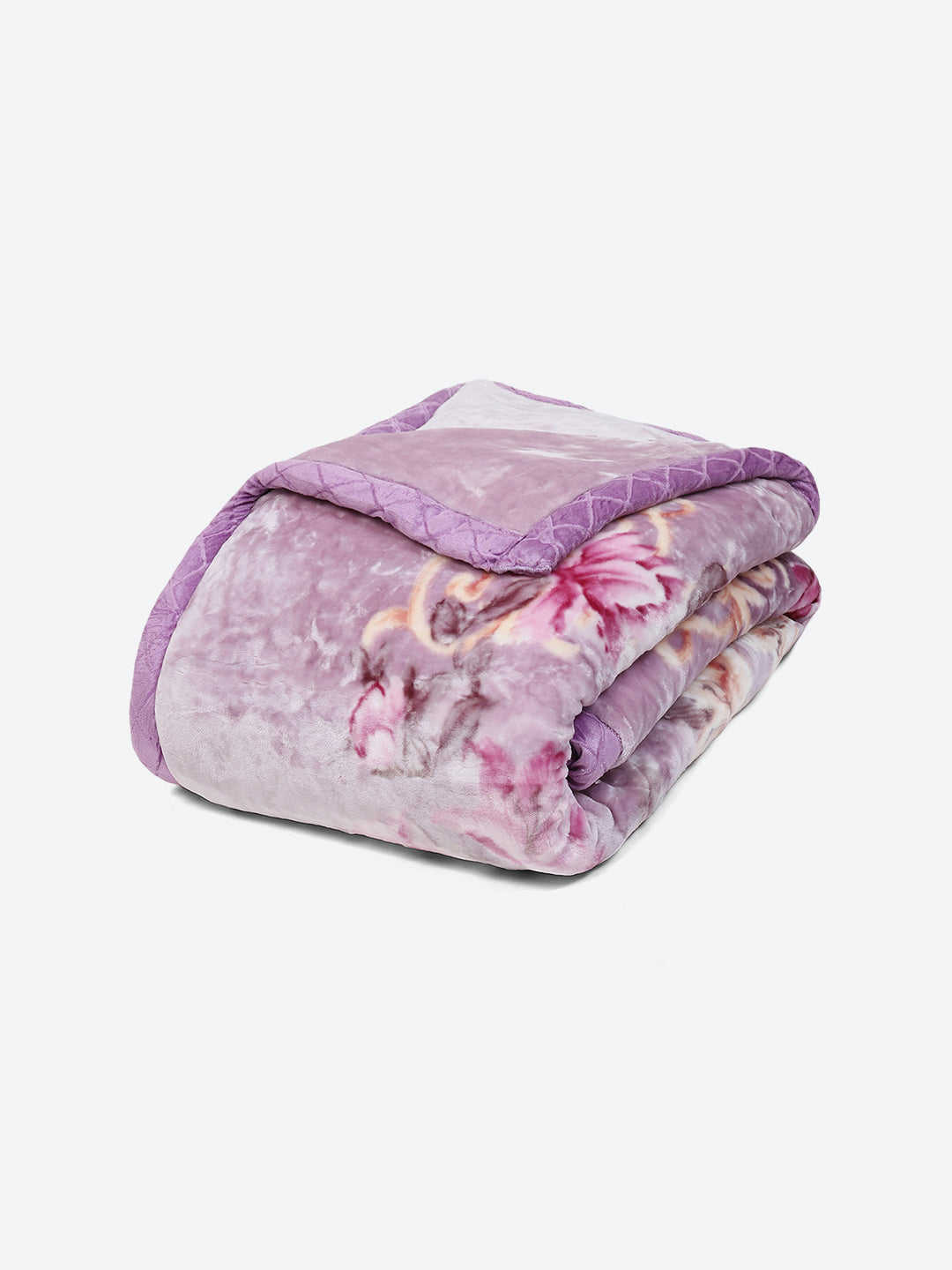 Printed Double Bed Blanket for Heavy Winter -3 Ply