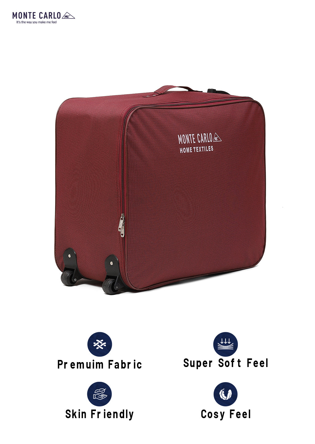 Printed Double Bed Blanket for Heavy Winter -3 Ply