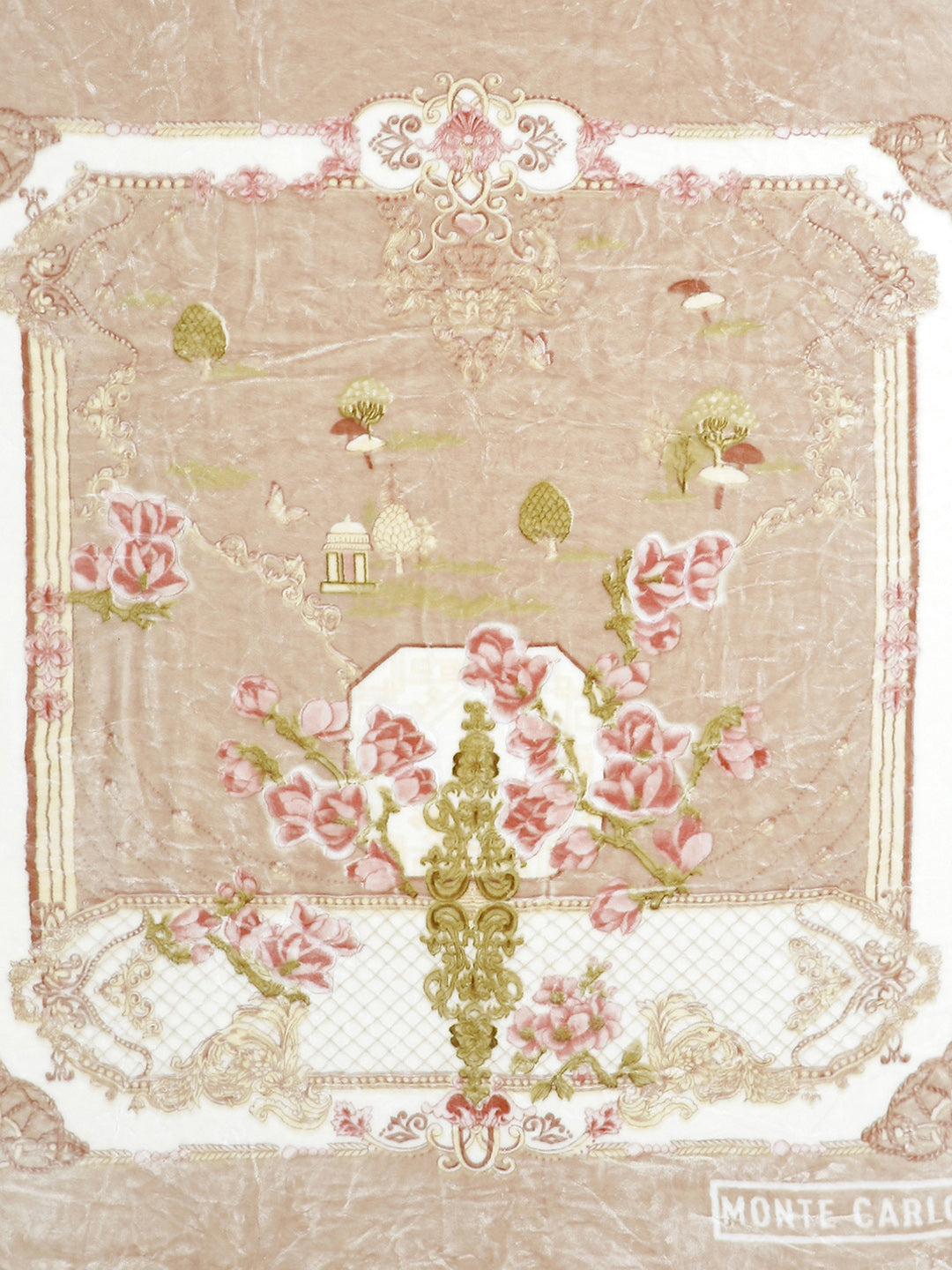 Printed Double Bed Blanket for Heavy Winter -3 Ply