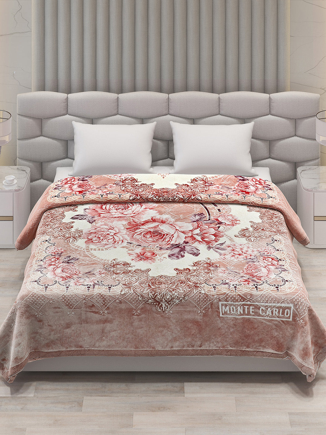Printed Double Bed Blanket for Heavy Winter -2 Ply