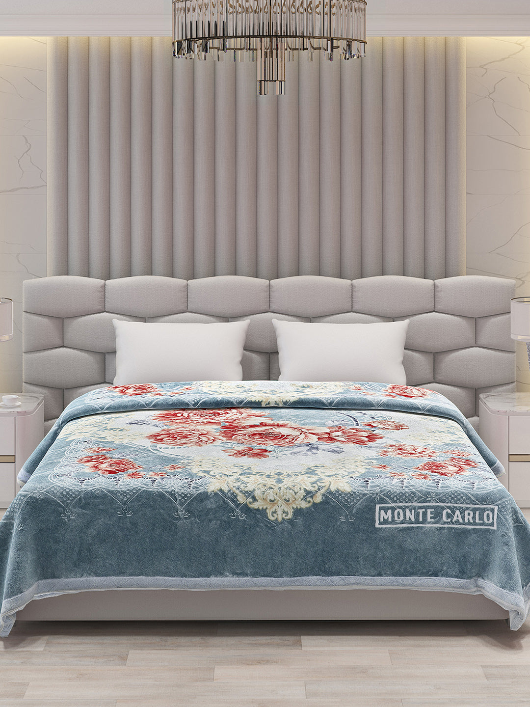 Printed Double Bed Blanket for Heavy Winter -2 Ply