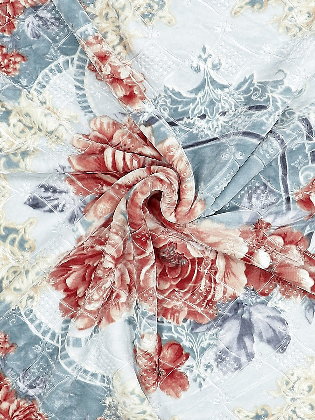 Printed Double Bed Blanket for Heavy Winter -2 Ply