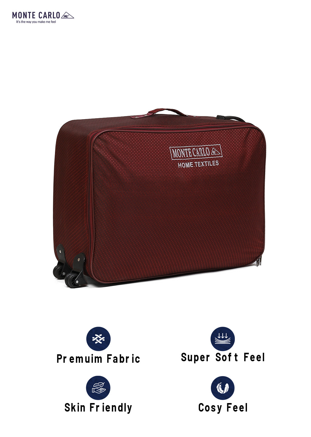 Printed Double Bed Blanket for Heavy Winter -2 Ply