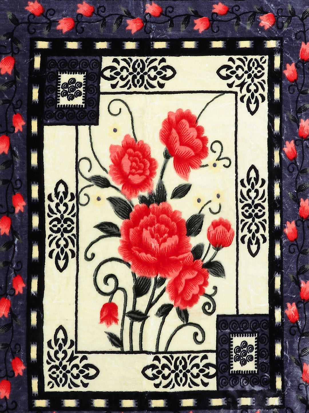 Printed Single Bed Blanket for Heavy Winter -1 Ply