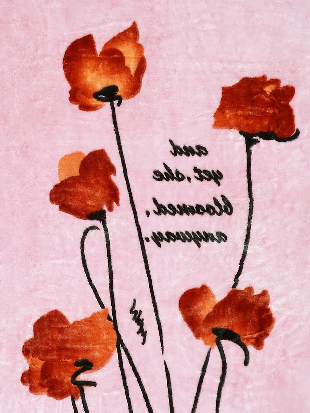 Printed Single Bed Blanket for Heavy Winter -1 Ply