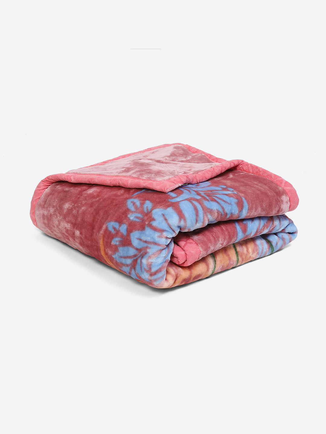 Printed Single Bed Mink Blanket for Mild Winter -1 Ply