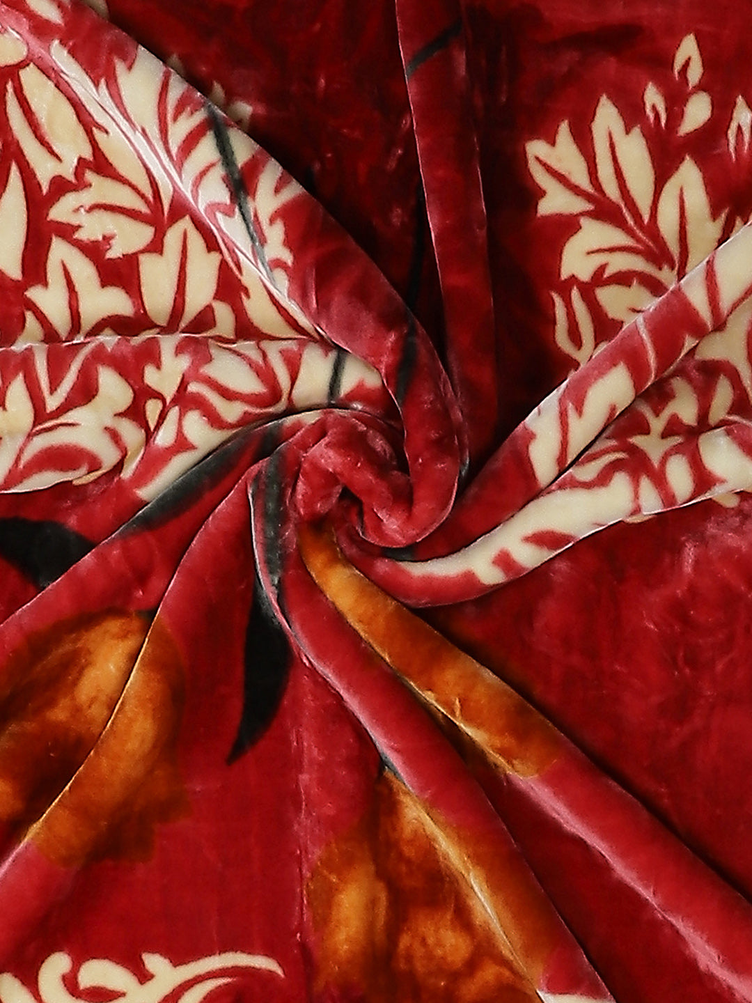 Printed Single Bed Mink Blanket for Mild Winter -1 Ply