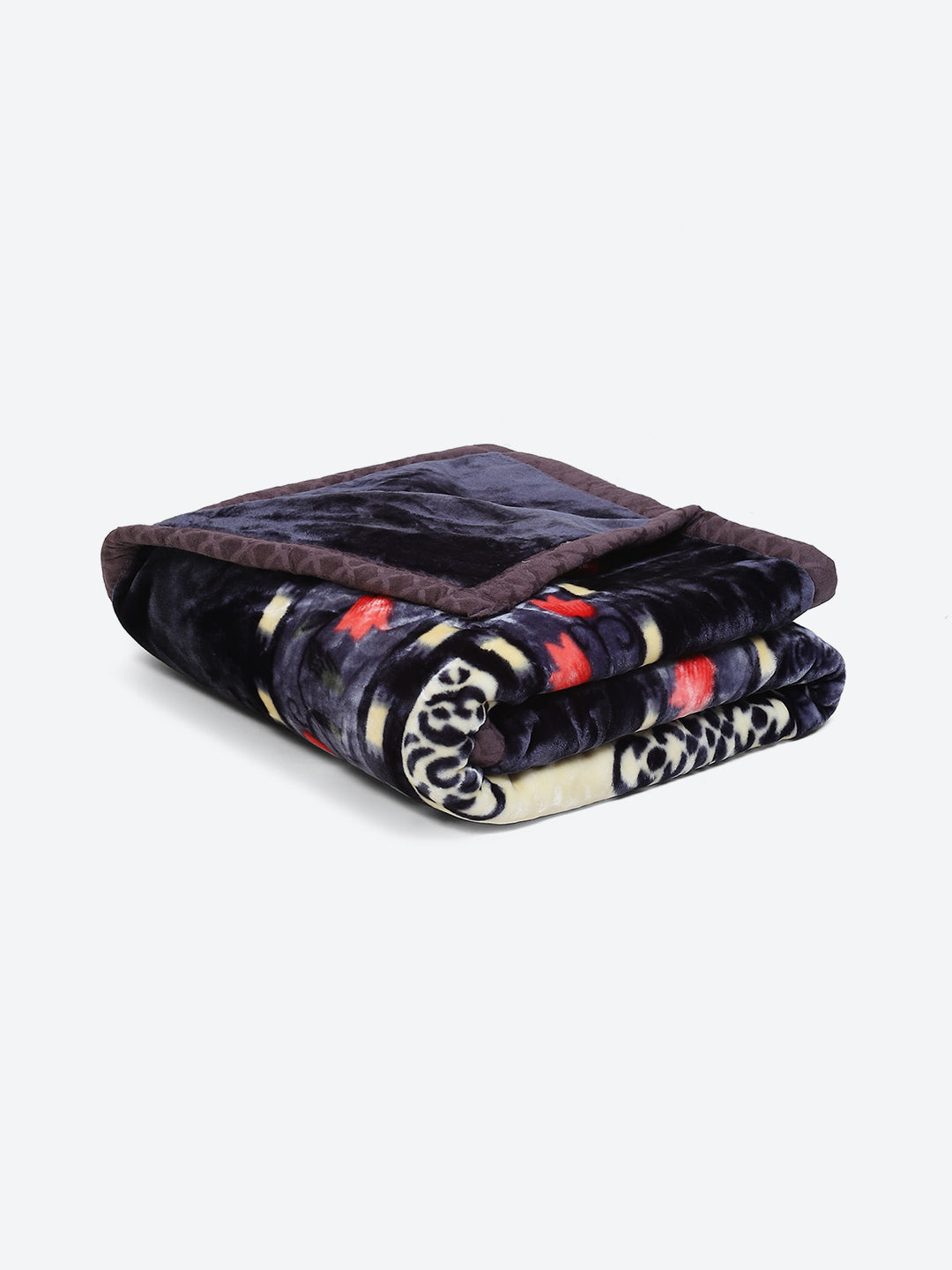 Printed Single Bed Mink Blanket for Mild Winter -1 Ply