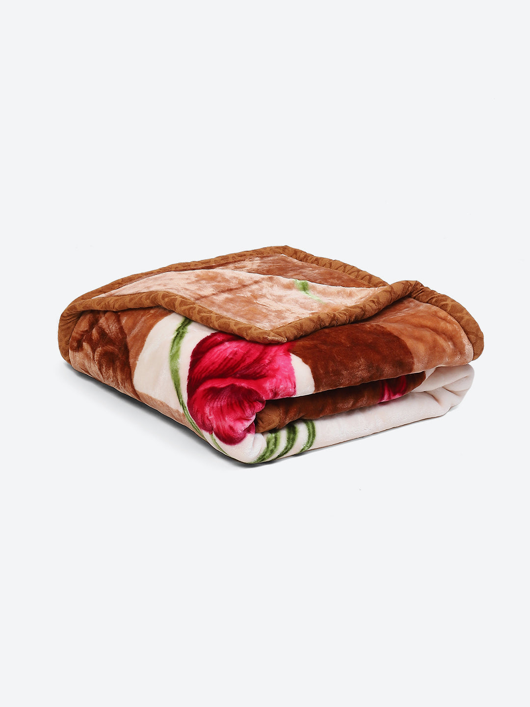 Printed Single Bed Mink Blanket for Mild Winter -1 Ply