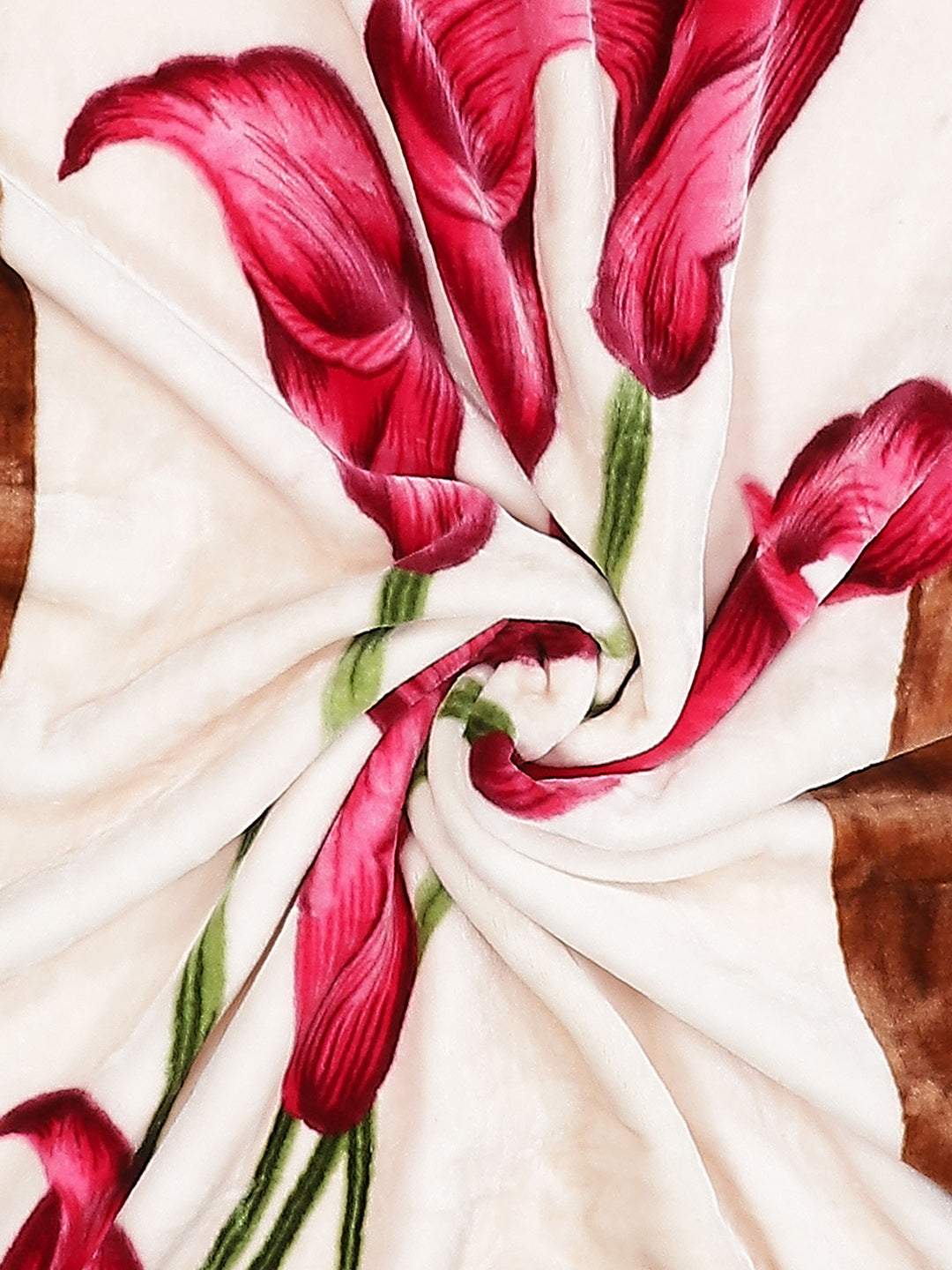 Printed Single Bed Mink Blanket for Mild Winter -1 Ply