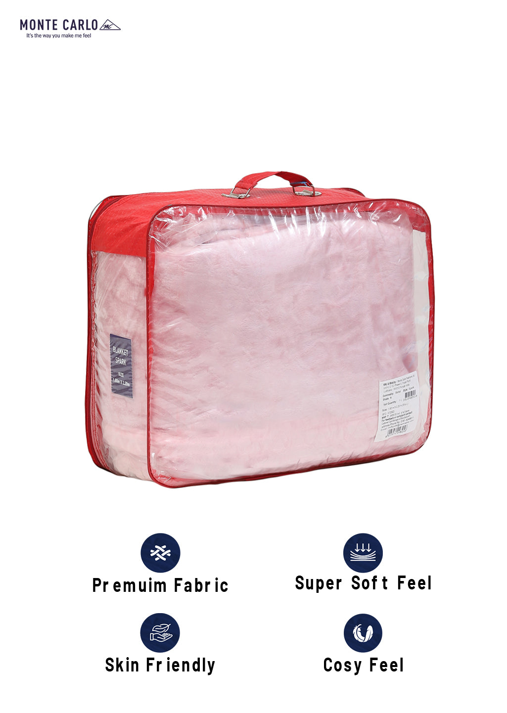 Printed Single Bed Mink Blanket for Mild Winter -1 Ply