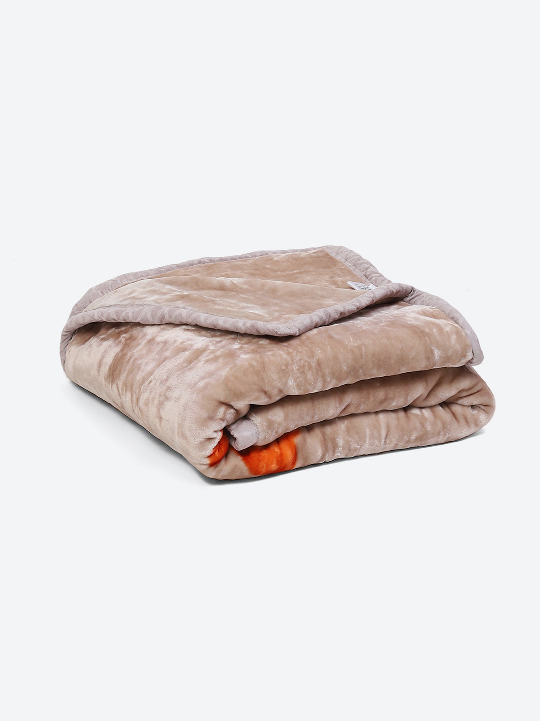 Printed Single Bed Mink Blanket for Mild Winter -1 Ply