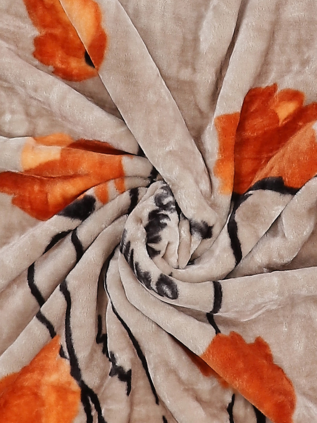 Printed Single Bed Mink Blanket for Mild Winter -1 Ply