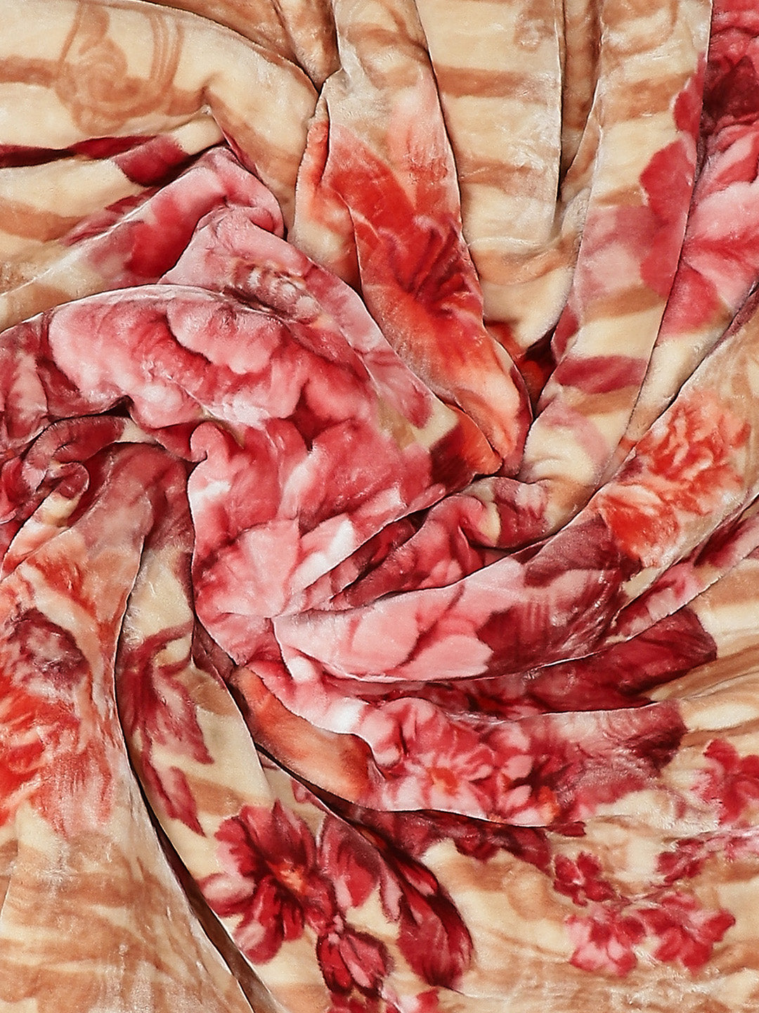 Printed Double Bed Blanket for Heavy Winter -3 Ply