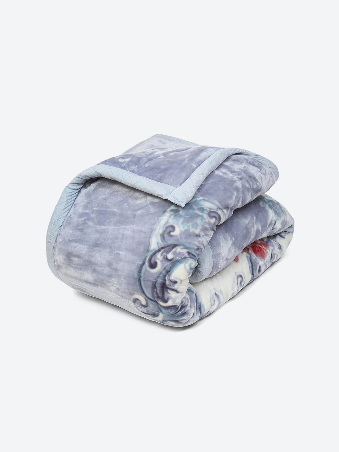 Printed Double Bed Blanket for Heavy Winter -3 Ply