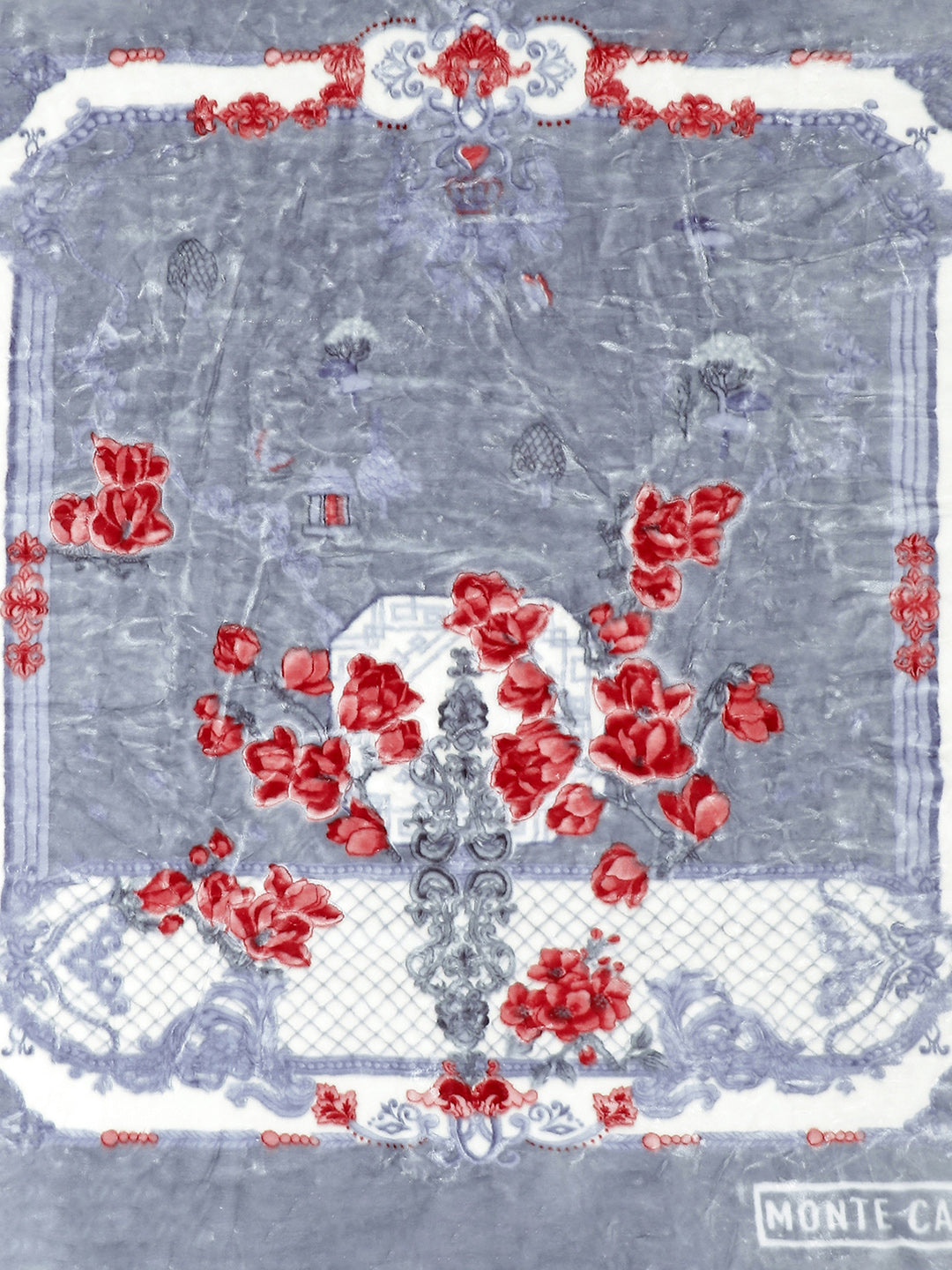 Printed Double Bed Blanket for Heavy Winter -3 Ply