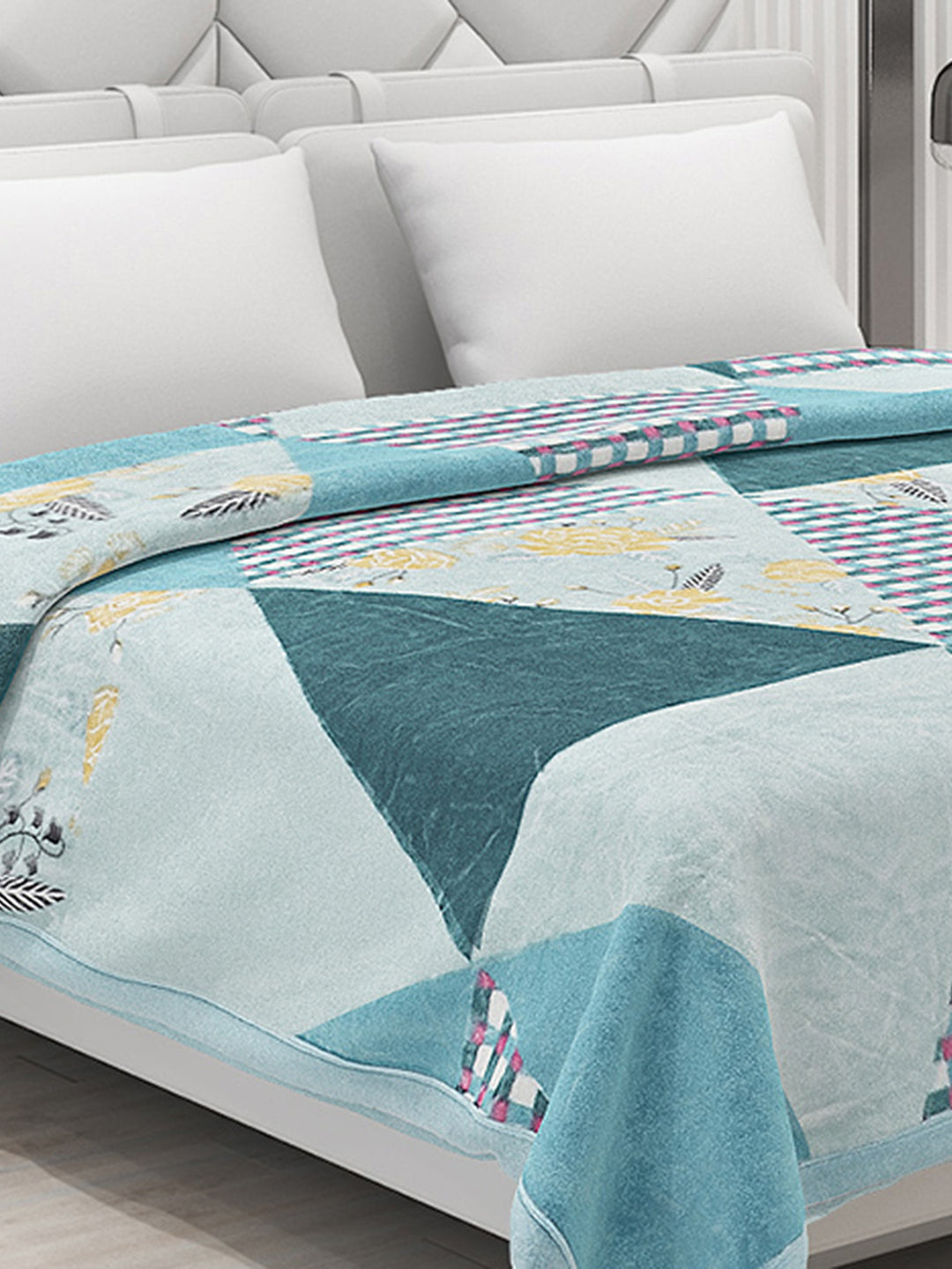 Printed Double Bed Blanket for Heavy Winter -2 Ply