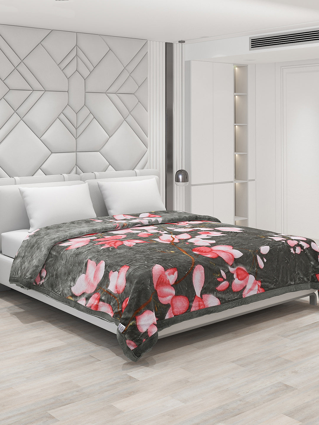 Printed Double Bed Blanket for Heavy Winter -2 Ply