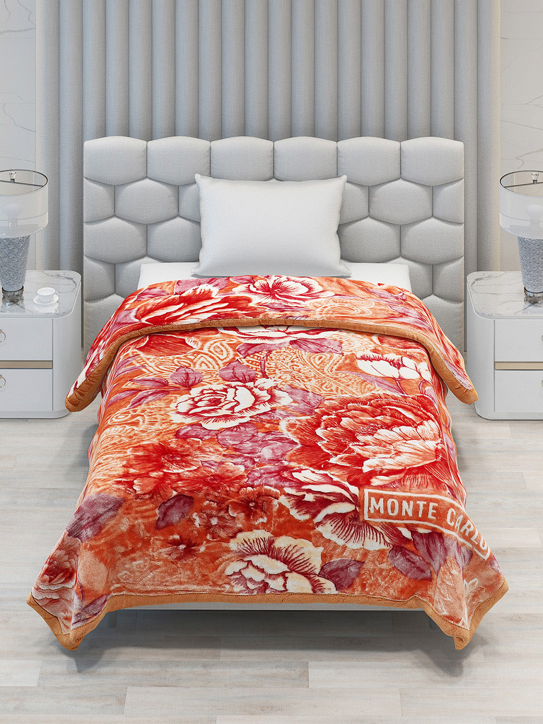 Printed Single Bed Blanket for Heavy Winter -3 Ply