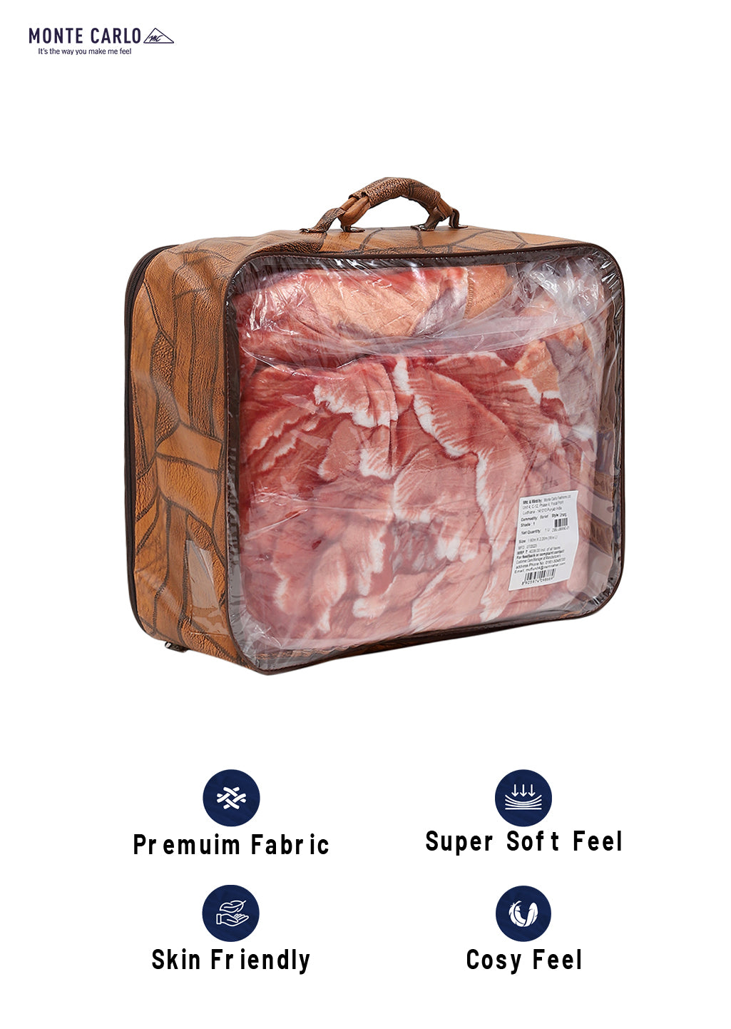 Printed Single Bed Blanket for Heavy Winter -3 Ply