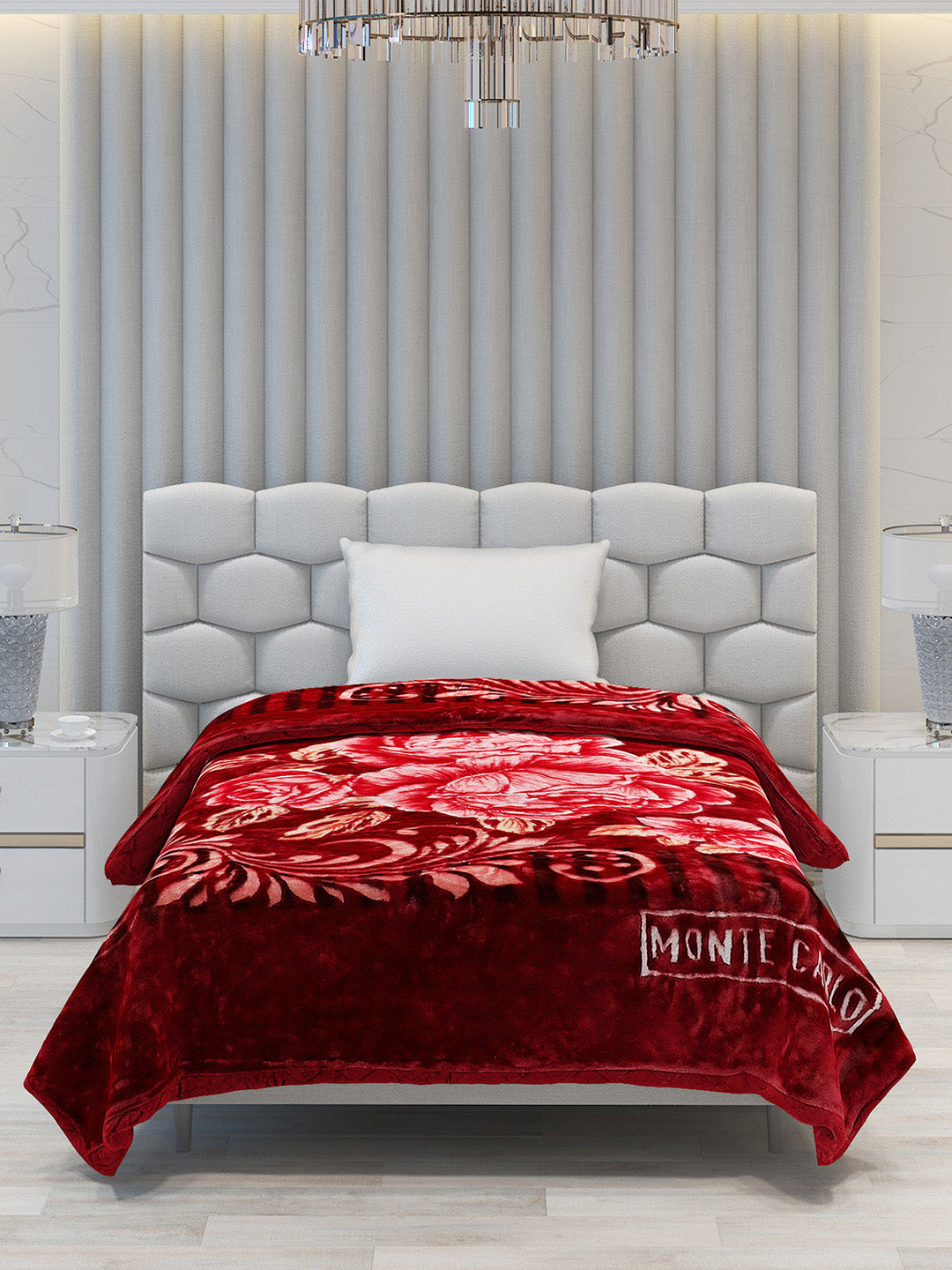 Printed Single Bed Blanket for Heavy Winter -3 Ply