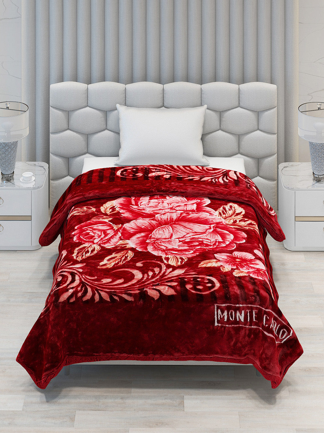 Printed Single Bed Blanket for Heavy Winter -3 Ply