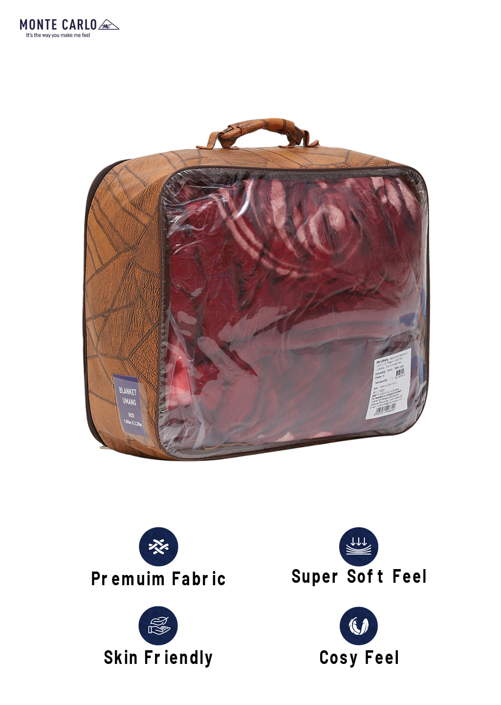 Printed Single Bed Blanket for Heavy Winter -3 Ply