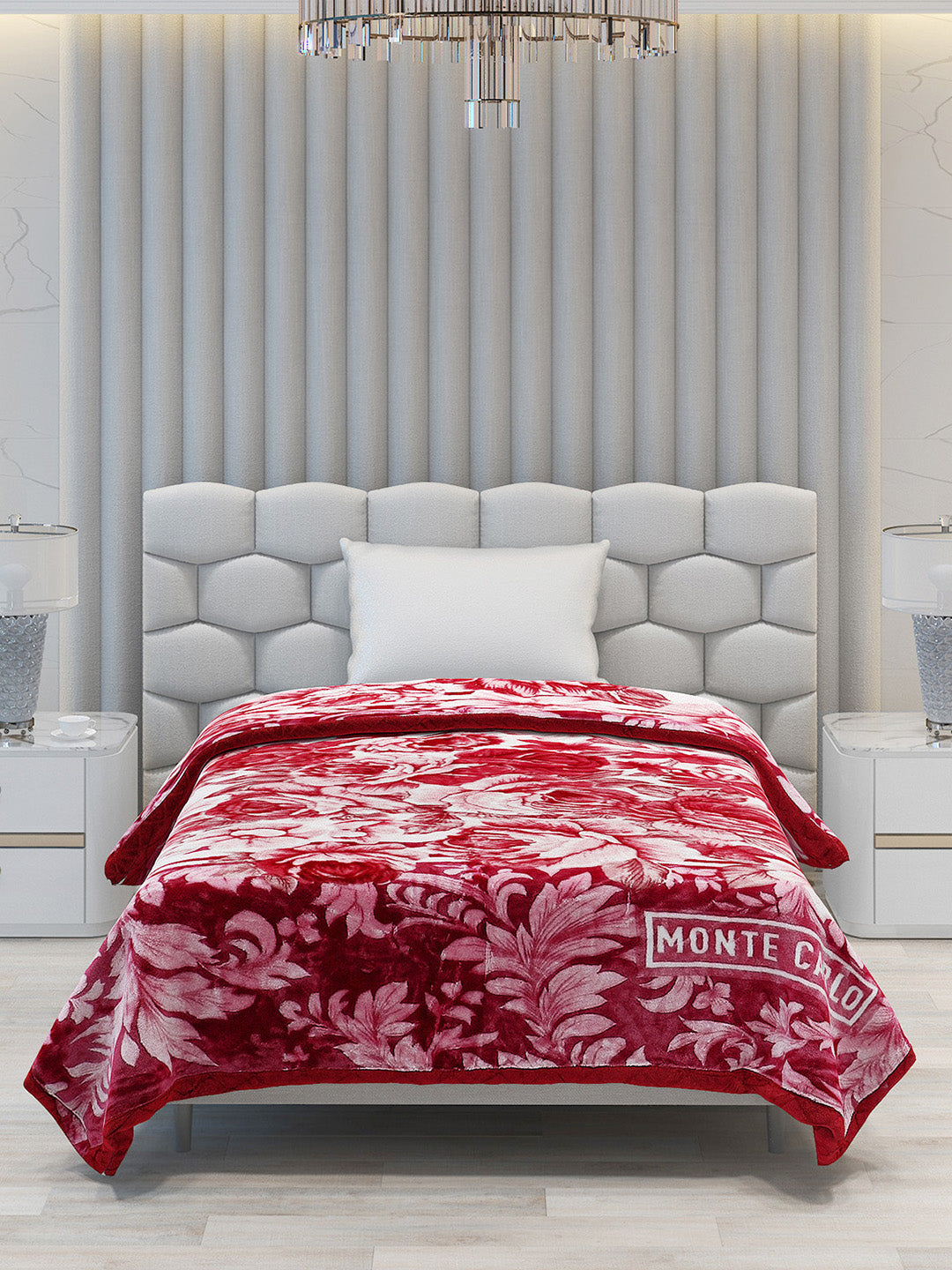 Printed Single Bed Blanket for Heavy Winter -3 Ply