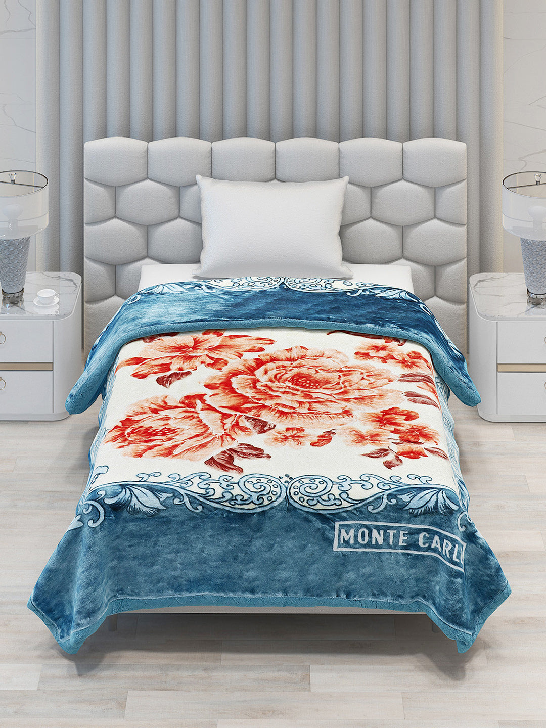Printed Single Bed Blanket for Heavy Winter -3 Ply