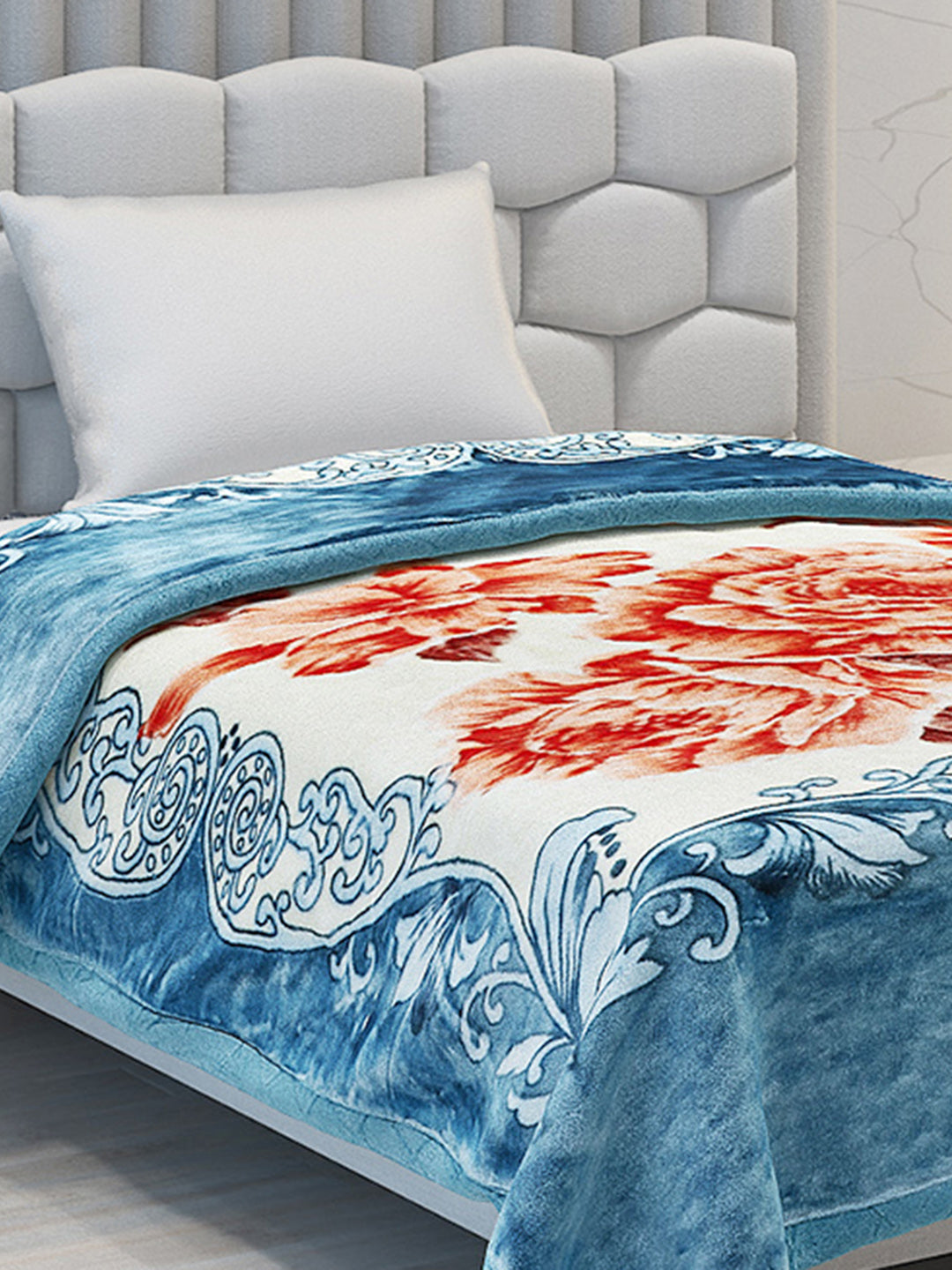 Printed Single Bed Blanket for Heavy Winter -3 Ply